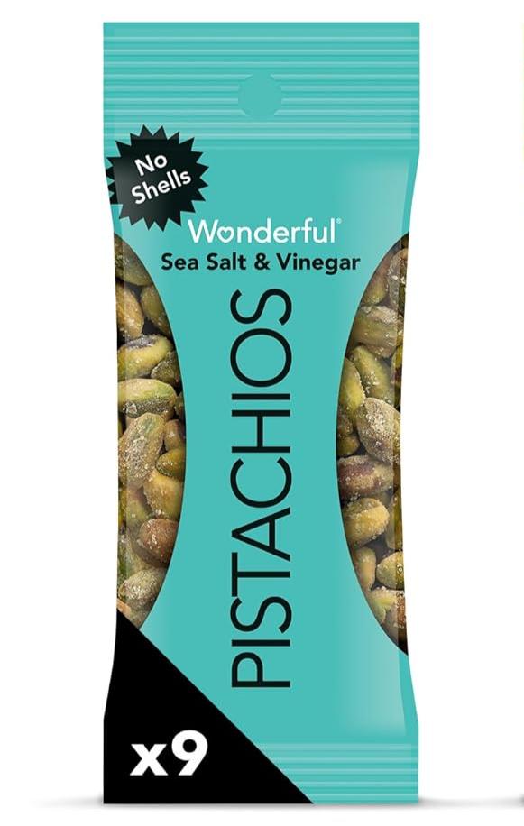 Wonderful Pistachios No Shells Sea Salt & Vinegar 0.75oz