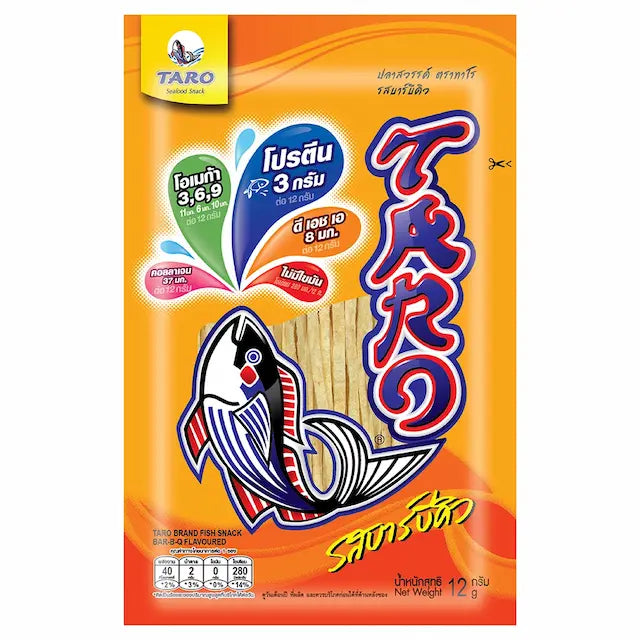 Taro Fish Snack Bar-B-Q Flayoured 12G