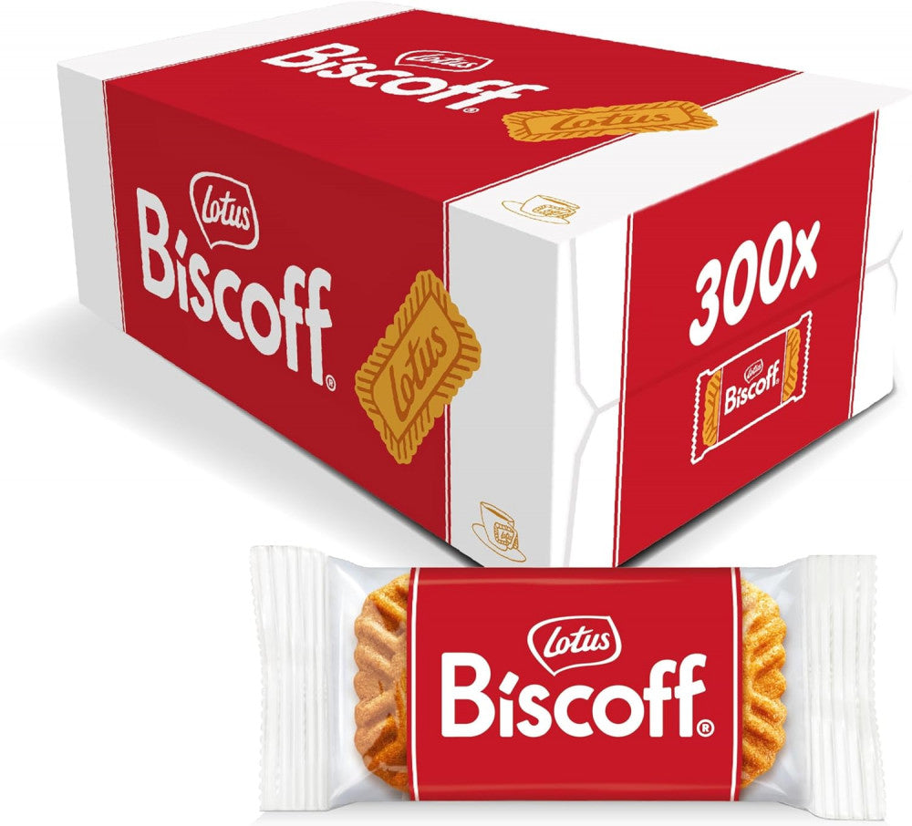 Lotus Biscoff Caramelised Biscuit 1pcs (Pack of 300) Individual pack