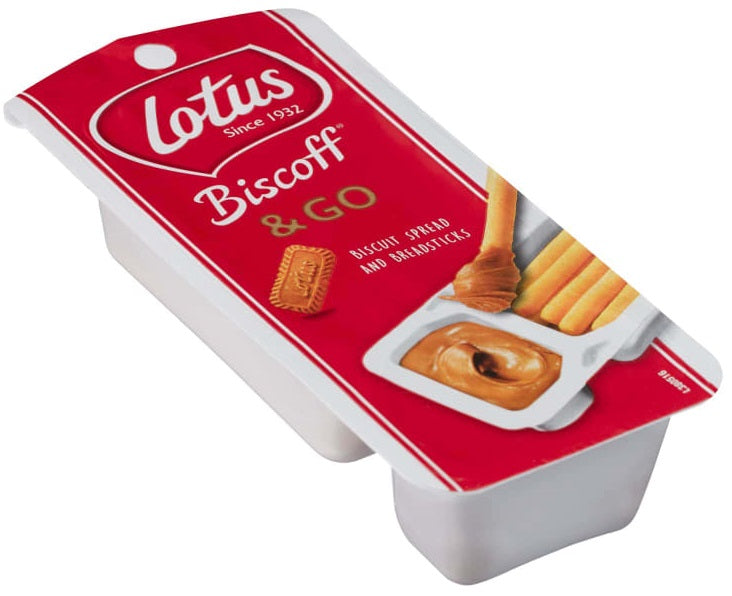 Lotus Biscoff & Go Cookie Butter and Breadsticks (Pack of 8)