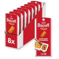 Lotus Biscoff & Go Cookie Butter and Breadsticks (Pack of 8)