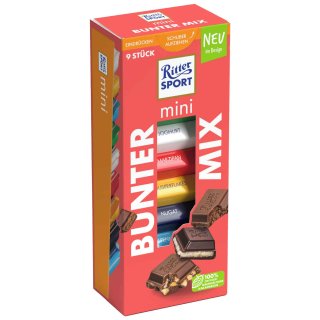 Ritter Sport Bunter 巧克力多彩混合 9 件