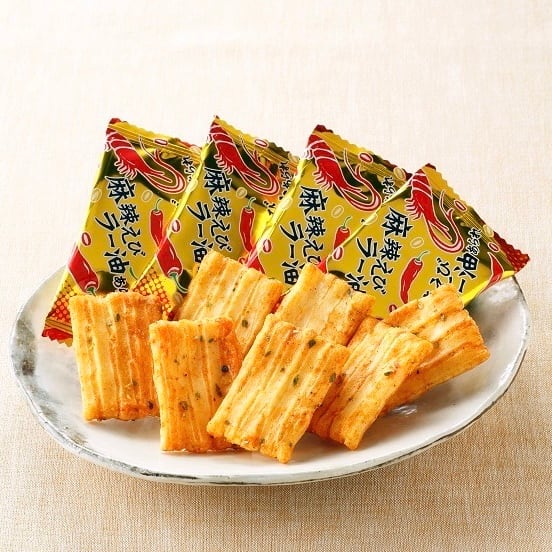 Morishiro Spicy Shrimp and Chili Oil Rice Crackers