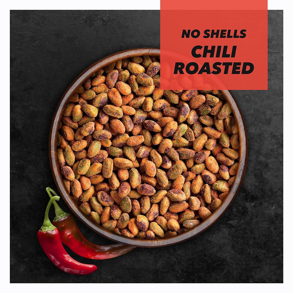 Wonderful Pistachios No Shells Chili Roast 0.75oz (Pack of 14)