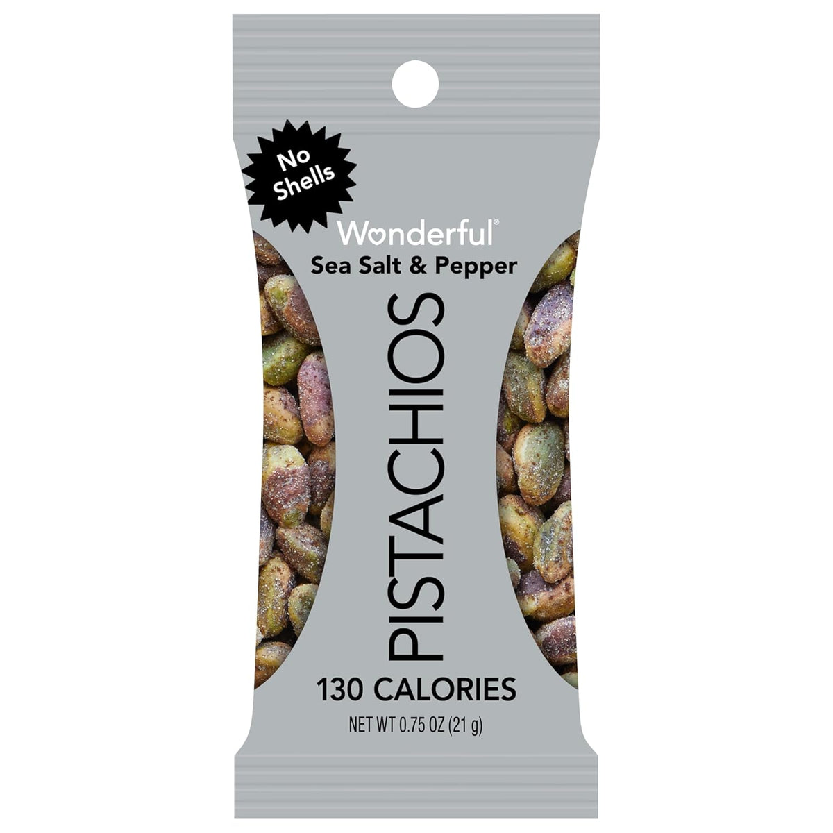 Wonderful Pistachios No Shells Sea Salt & Pepper 0.75oz (Pack of 14)