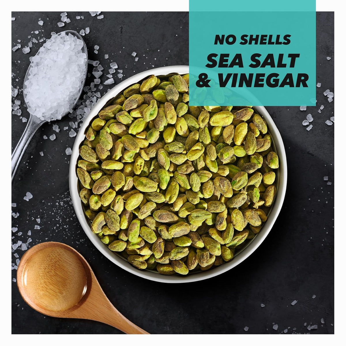 Wonderful Pistachios No Shells SeaS Salt & Vinegar 0.75oz (Pack of 14)